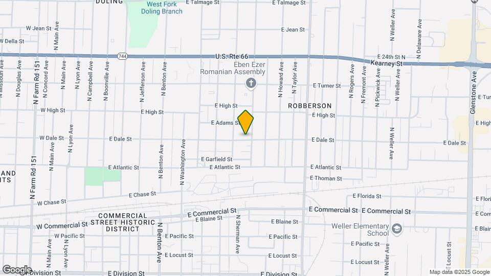 929 E Dale St Map and Location Details