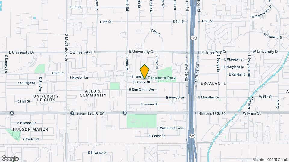 2056 E Orange St. Map and Location Details