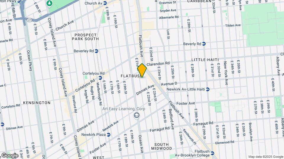 535 E 21st St Map and Location Details