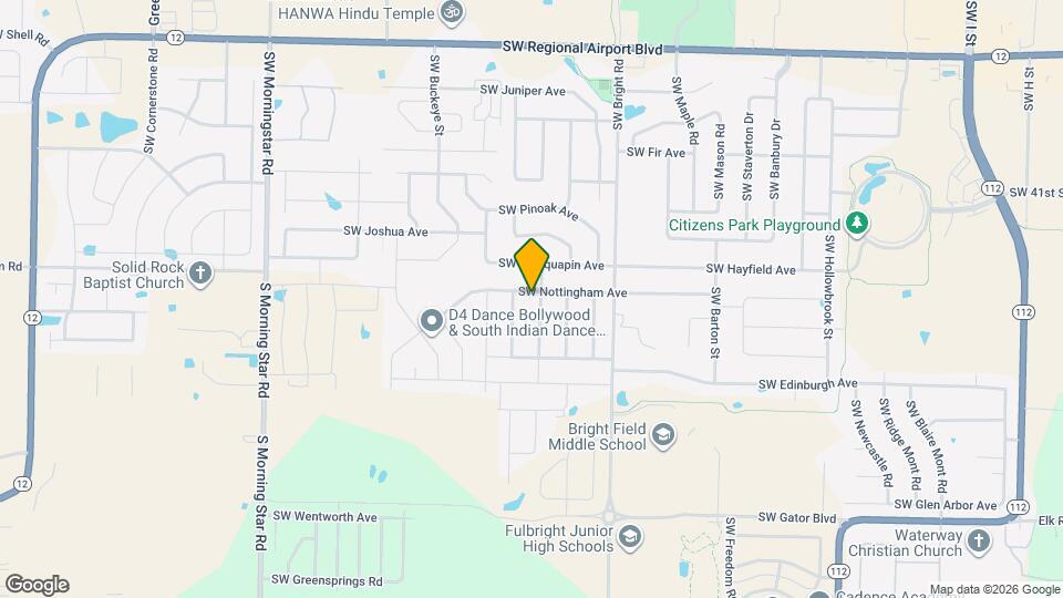 4500 SW Swinton Dr Map and Location Details