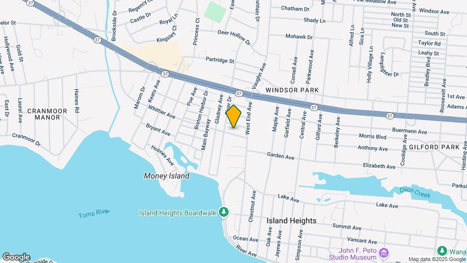 1630 Whittier Ave Map and Location Details
