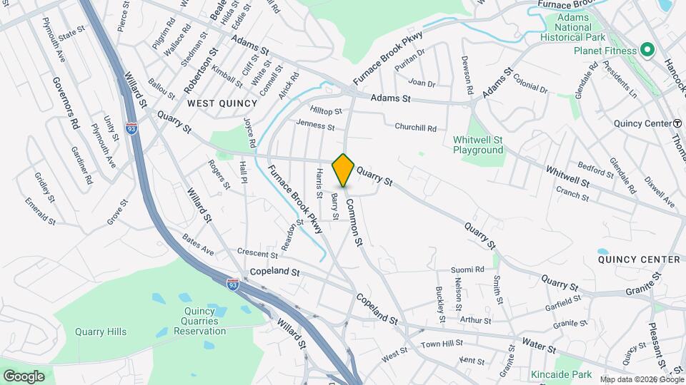 125 Common St Map and Location Details