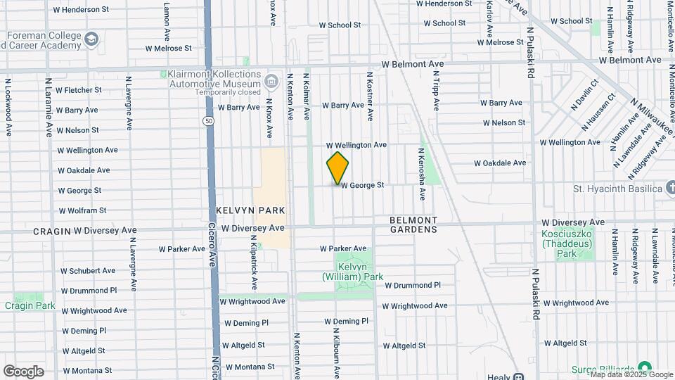 2855 N Kilbourn Ave Mapa y Detalles de la Ubicación