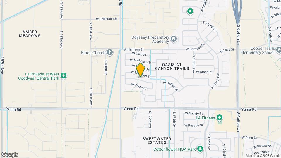 17778 W Hadley St Map and Location Details