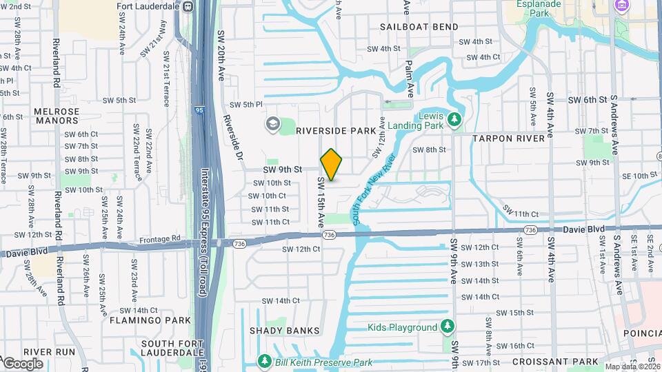 1443 SW 10th St Mapa y Detalles de la Ubicación