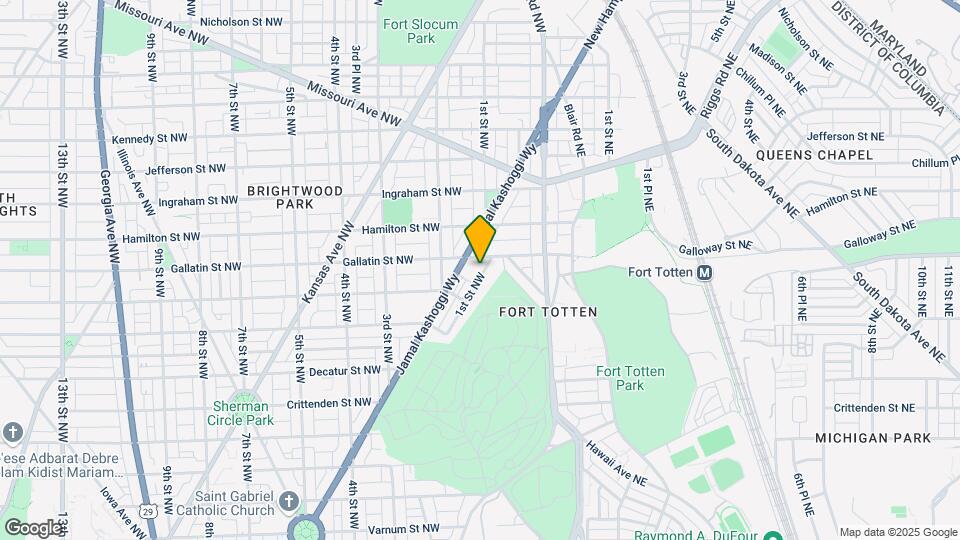 5040 1st St NW Map and Location Details