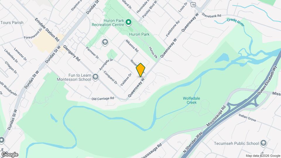 962 Fredonia Dr Map and Location Details