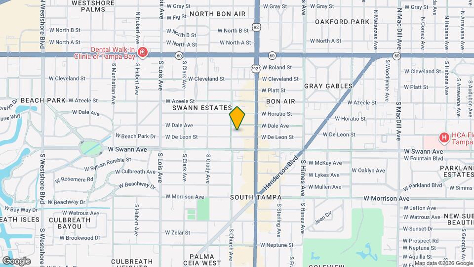 3815 W De Leon St Map and Location Details