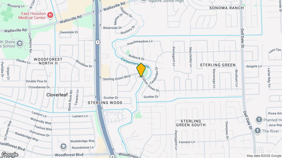 14814 S Silver Green Dr Map and Location Details