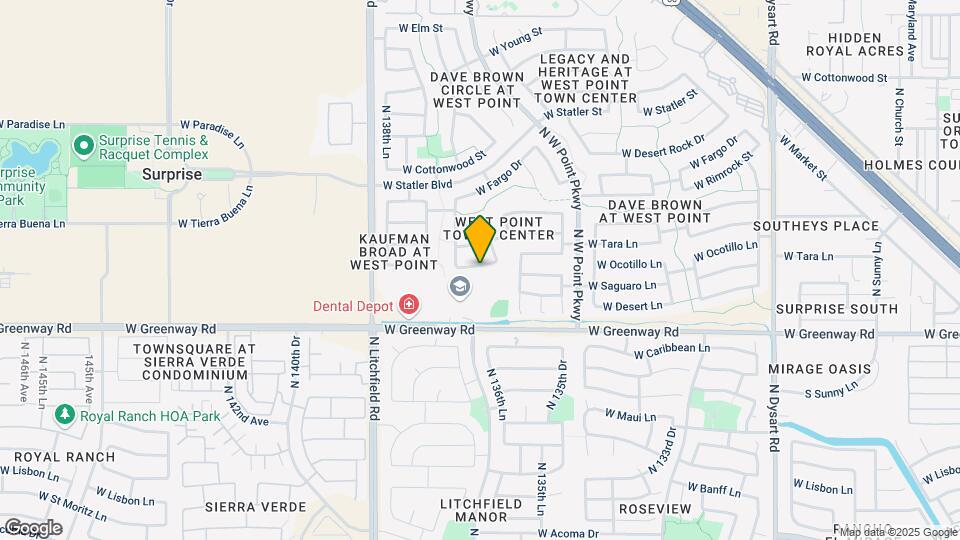 13685 W Ocotillo Ln Map and Location Details