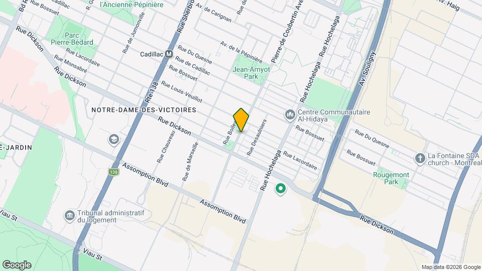 5792 Pierre-De Coubertin Map and Location Details