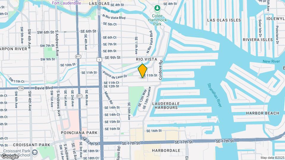 1205 SE 11th Ct Map and Location Details