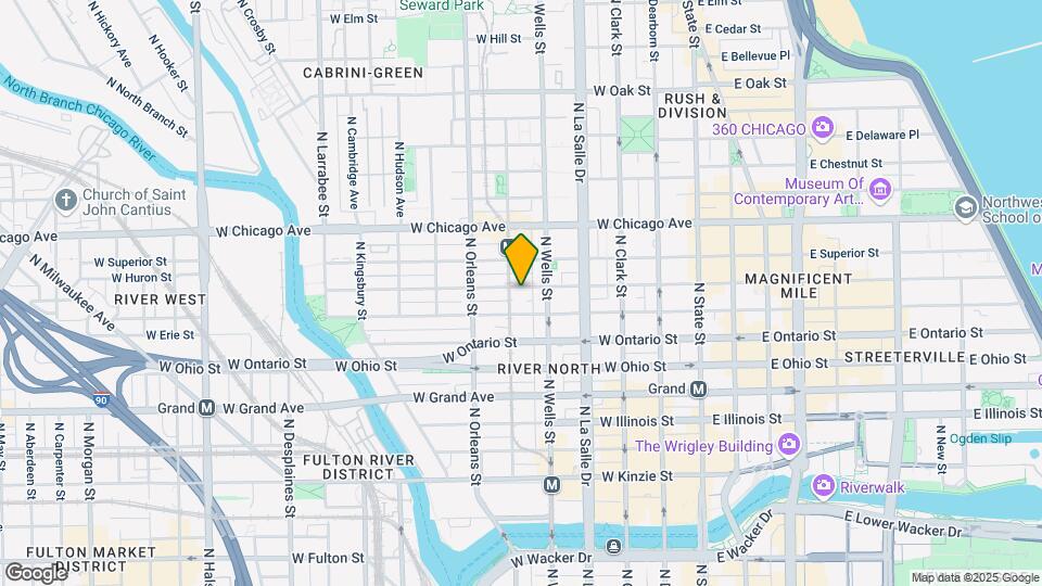Huron Street Lofts Map and Location Details