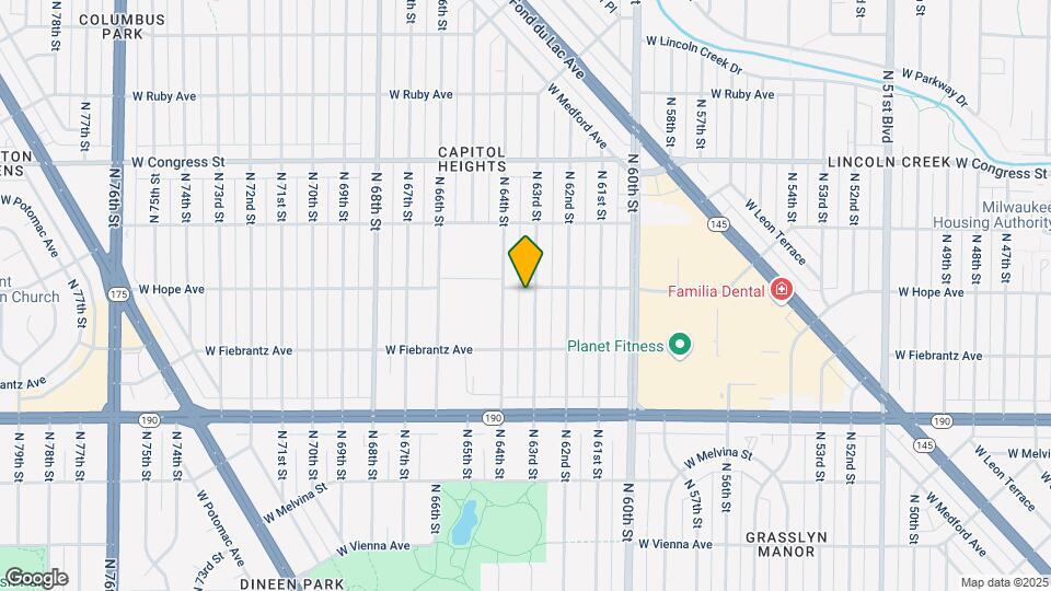 4171 N 63rd St-Unit -4173 Map and Location Details
