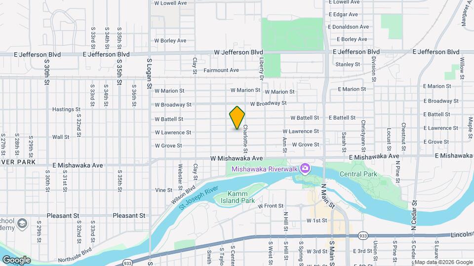 513 W Lawrence St Map and Location Details