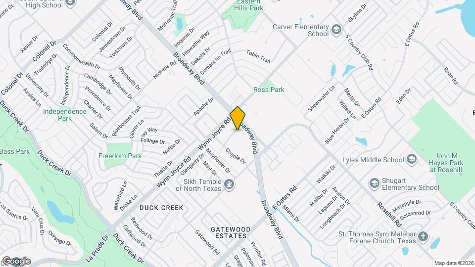 1618 Bruce Dr Map and Location Details