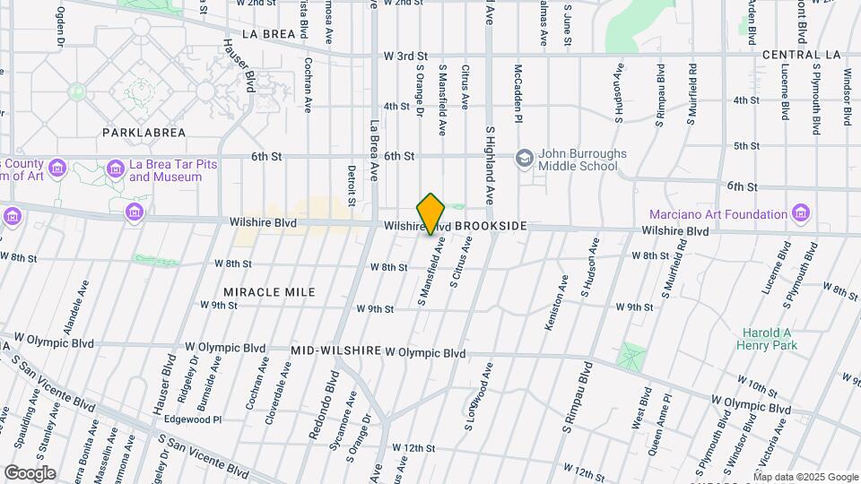 Mansfield Apartments Mapa y Detalles de la Ubicación