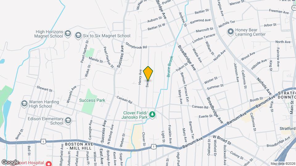 172 Swanson Ave Map and Location Details