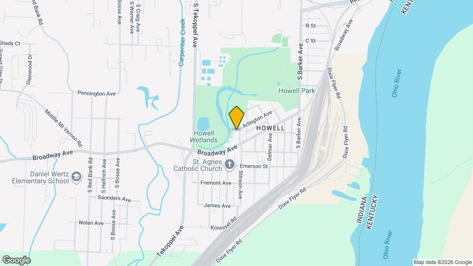 1311 Stinson Ave Map and Location Details