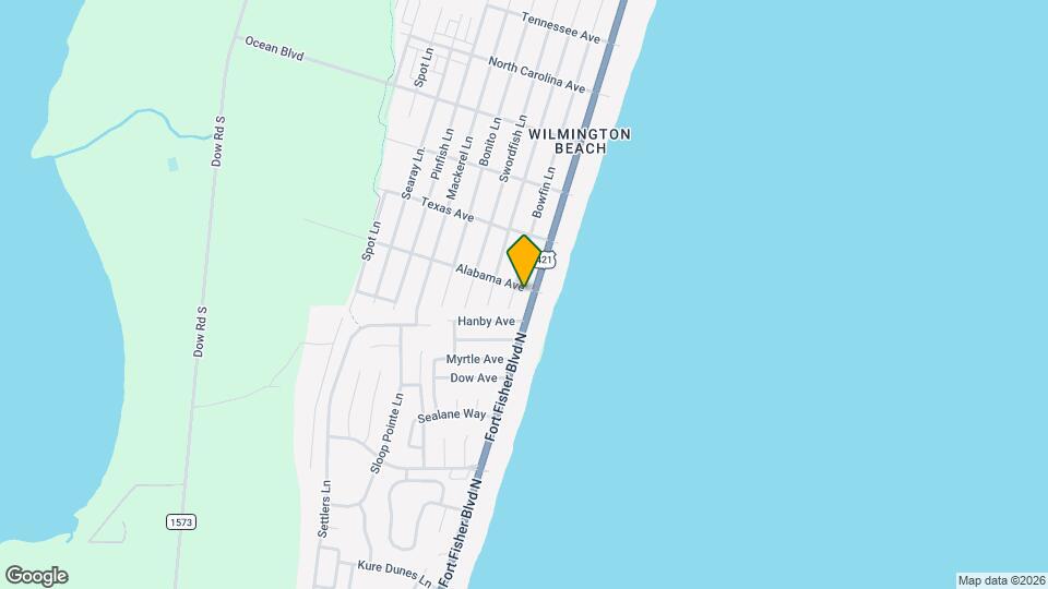1211 Fort Fisher Blvd N Map and Location Details