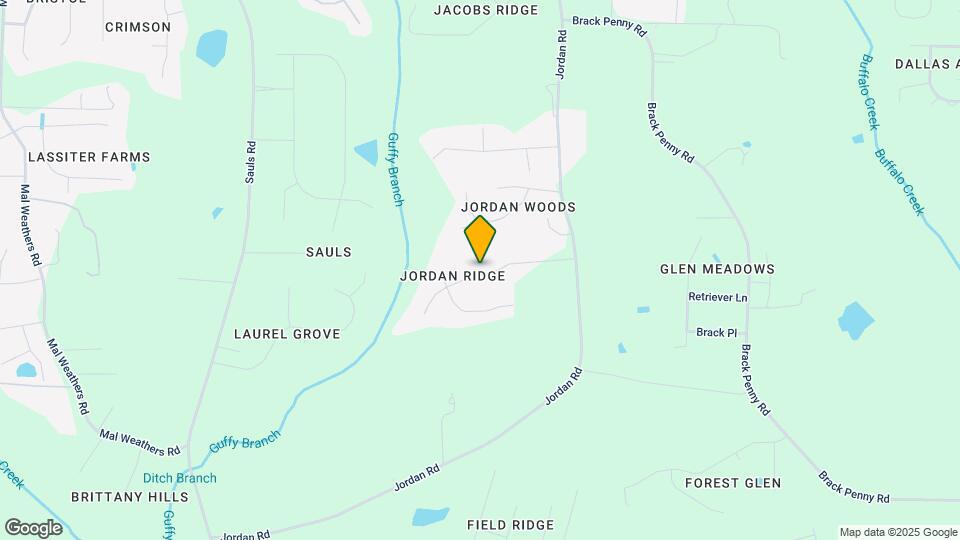 613 Jordan Ridge Ln Map and Location Details