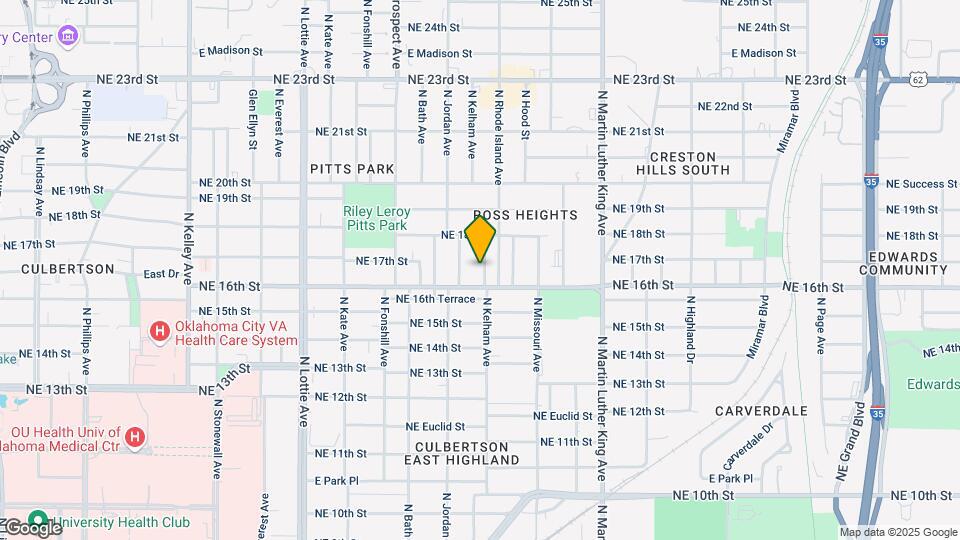 1715 N Kelham Ave Map and Location Details