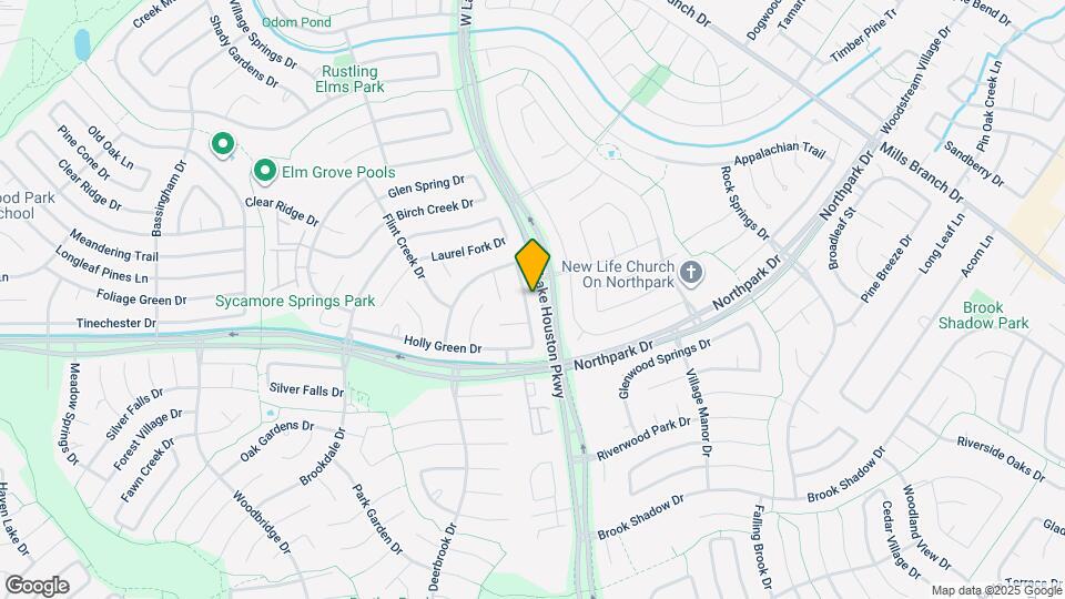 4014 Cedar Forest Dr Map and Location Details