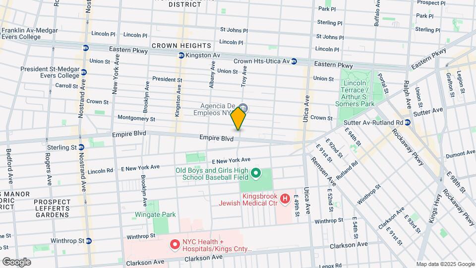743 Empire Blvd Mapa y Detalles de la Ubicación