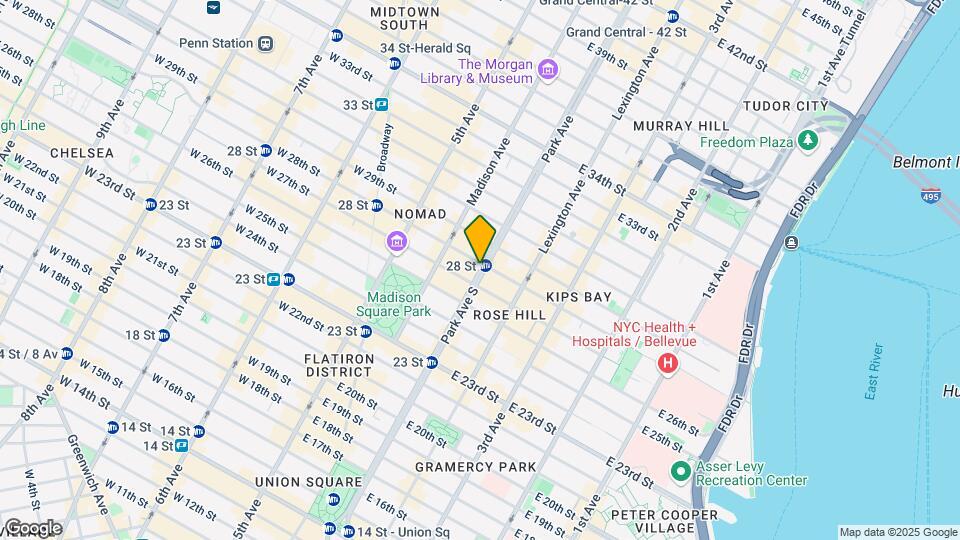 400 Park Ave S Map and Location Details