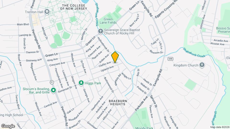 254 Upland Ave Map and Location Details