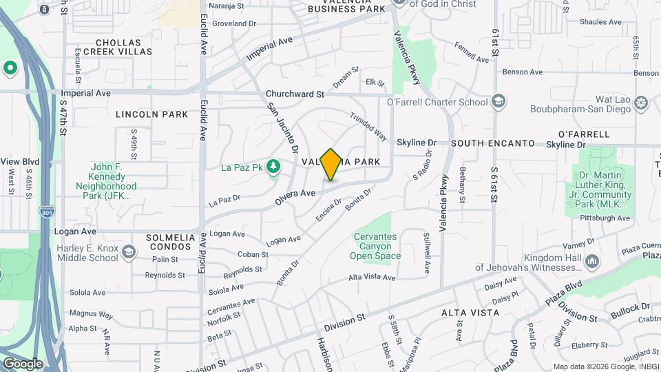 5520 Olvera Ave Map and Location Details