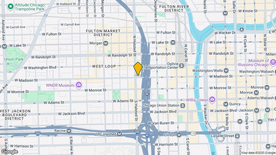 732 W Madison St Map and Location Details