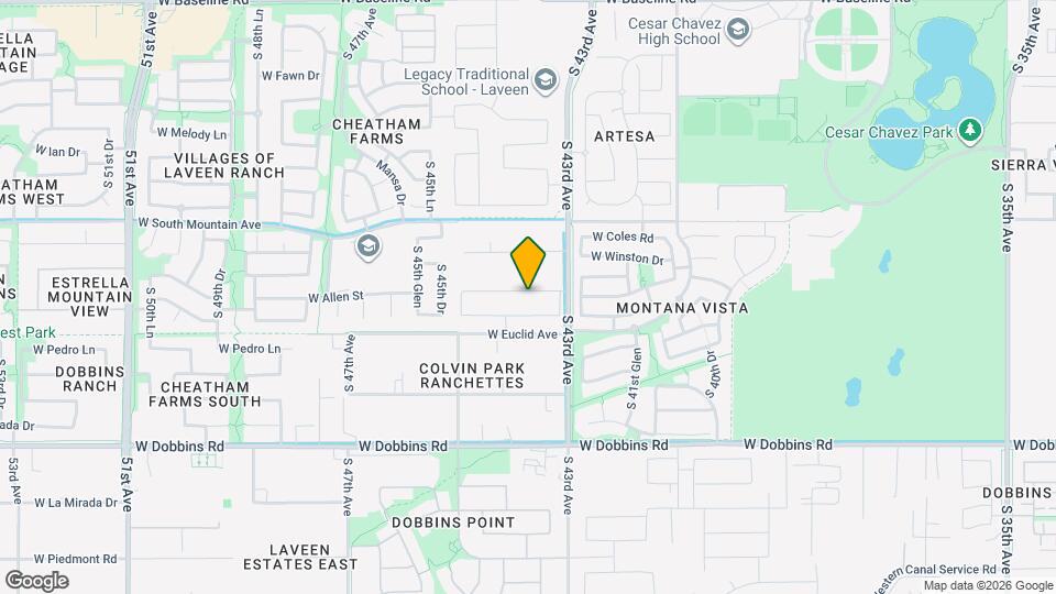 4355 W Allen St Map and Location Details