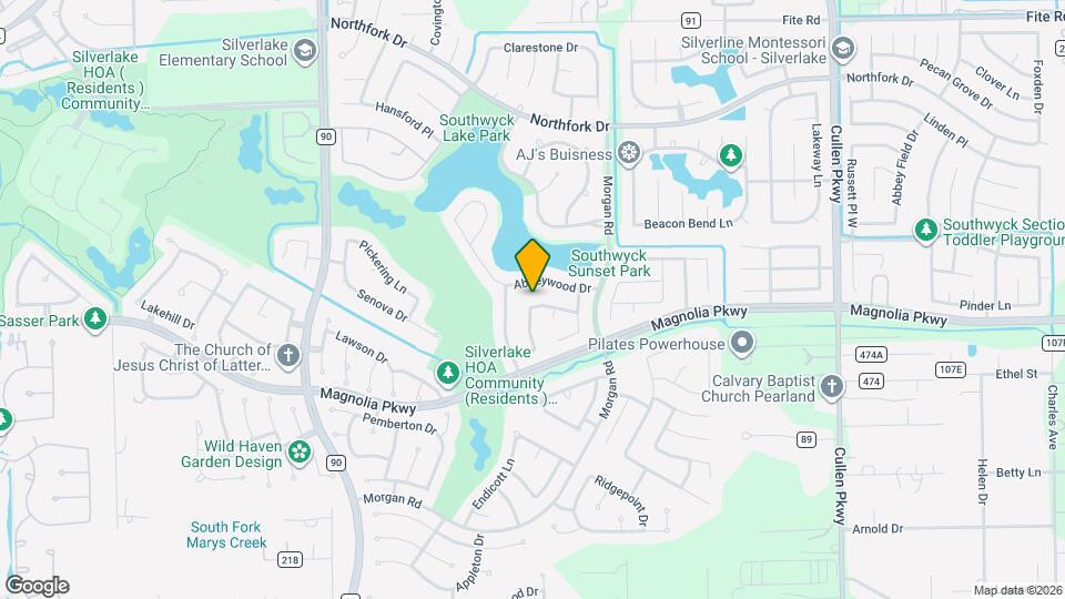 3907 Hanberry Ln Map and Location Details