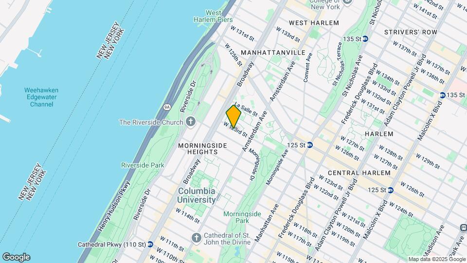530 W 123rd St Mapa y Detalles de la Ubicación