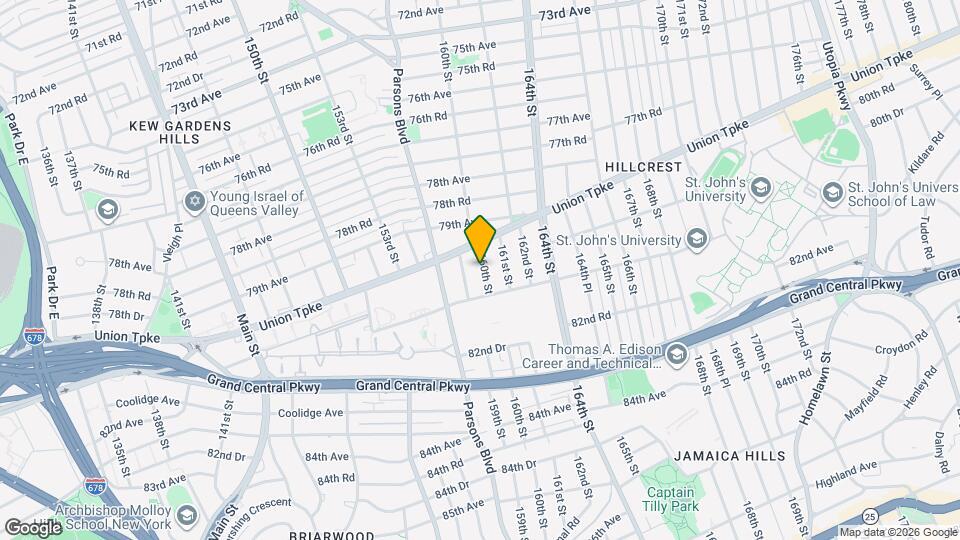 80-30 160th St Map and Location Details