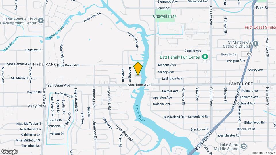 Cedar Creek Landing Map and Location Details