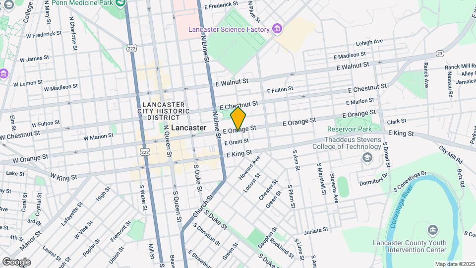 242 E Orange St Map and Location Details
