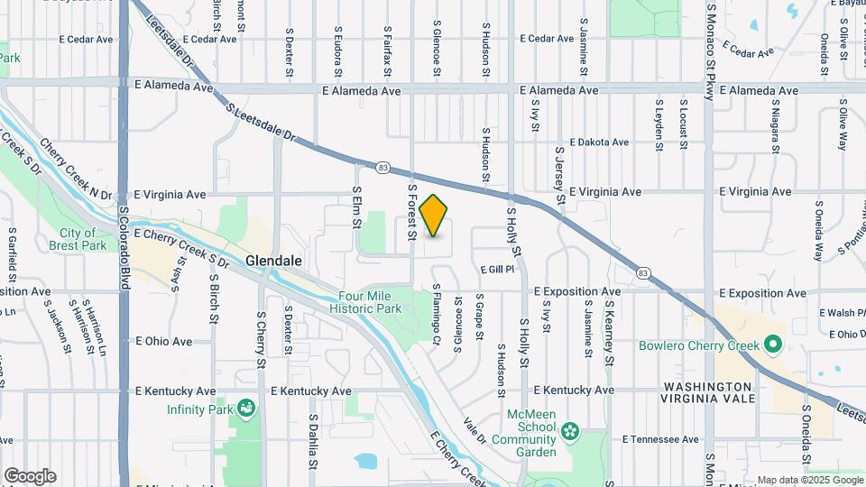 540 S Forest St, Unit 7-102 Map and Location Details