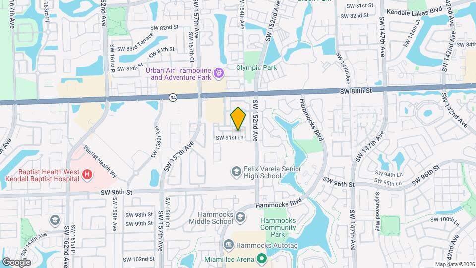 9174 SW 152nd Path Map and Location Details