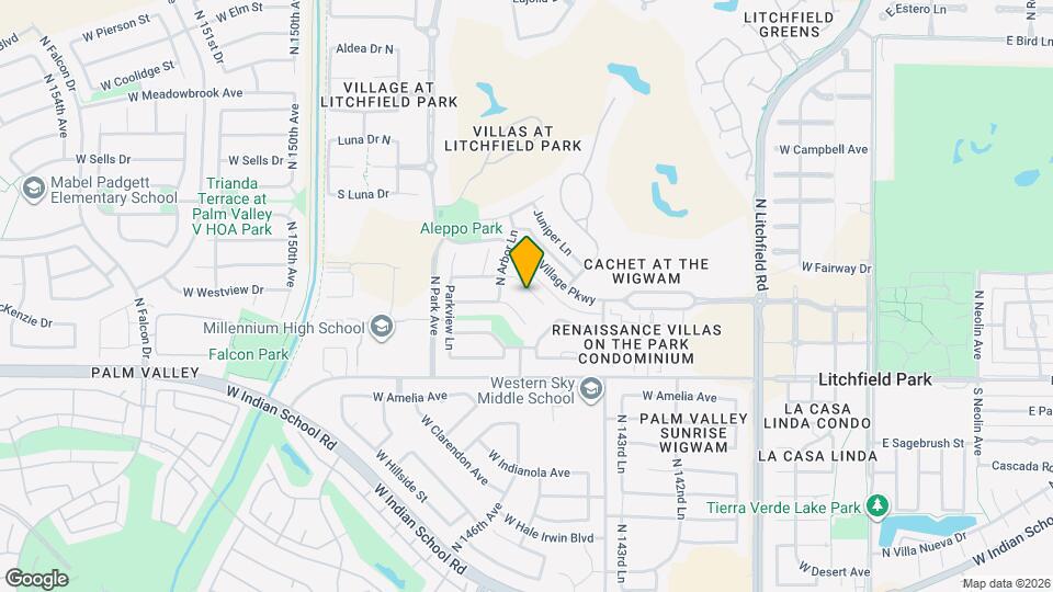 831 W Sycamore Ct Map and Location Details