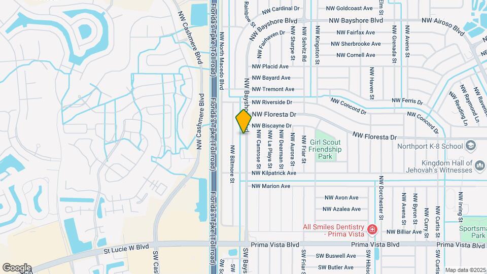 368 NW Bayshore Blvd Map and Location Details