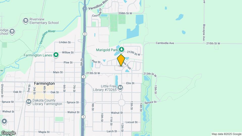 1134 Pine St Map and Location Details