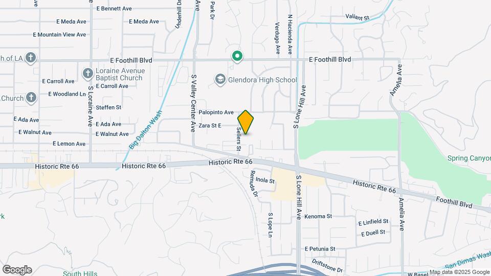 Glendora East Apartments Mapa y Detalles de la Ubicación