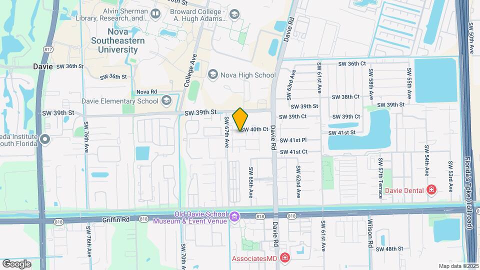 6620 SW 41st St Map and Location Details