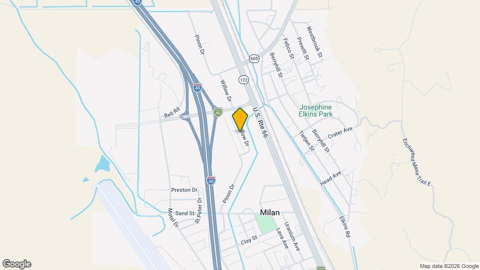 1415 Willow Dr Mapa y Detalles de la Ubicación