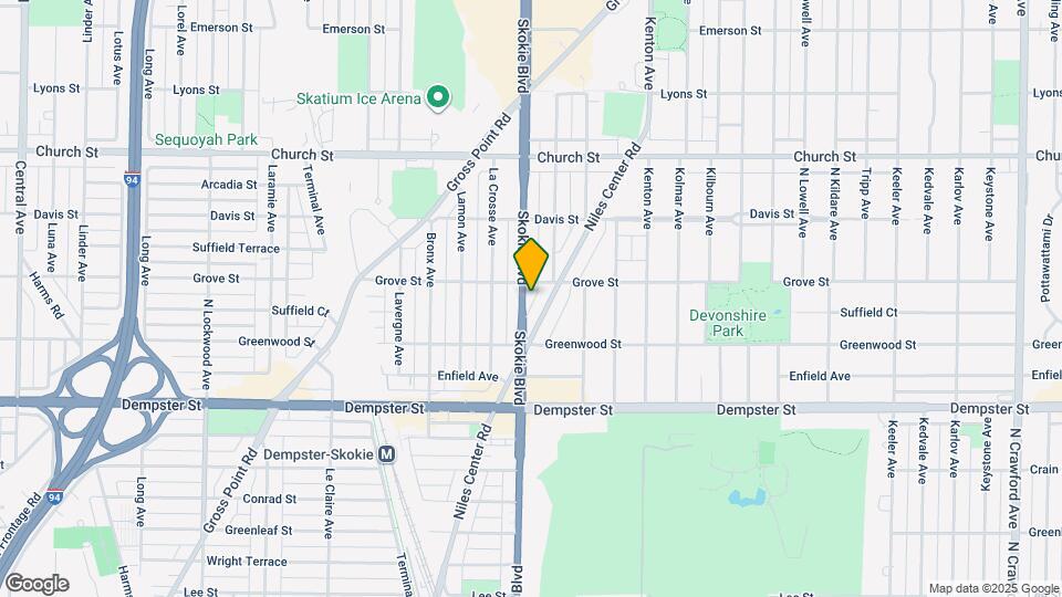 8949 Skokie Blvd Map and Location Details
