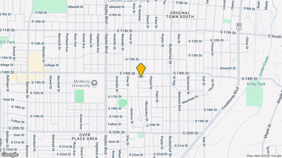 1658 S 15th St Map and Location Details