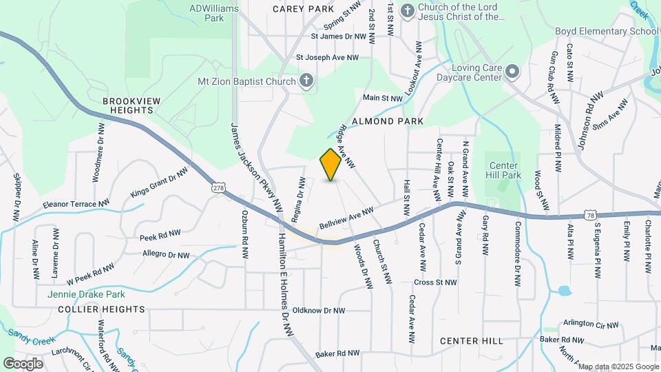 850 Woods Dr NW Map and Location Details