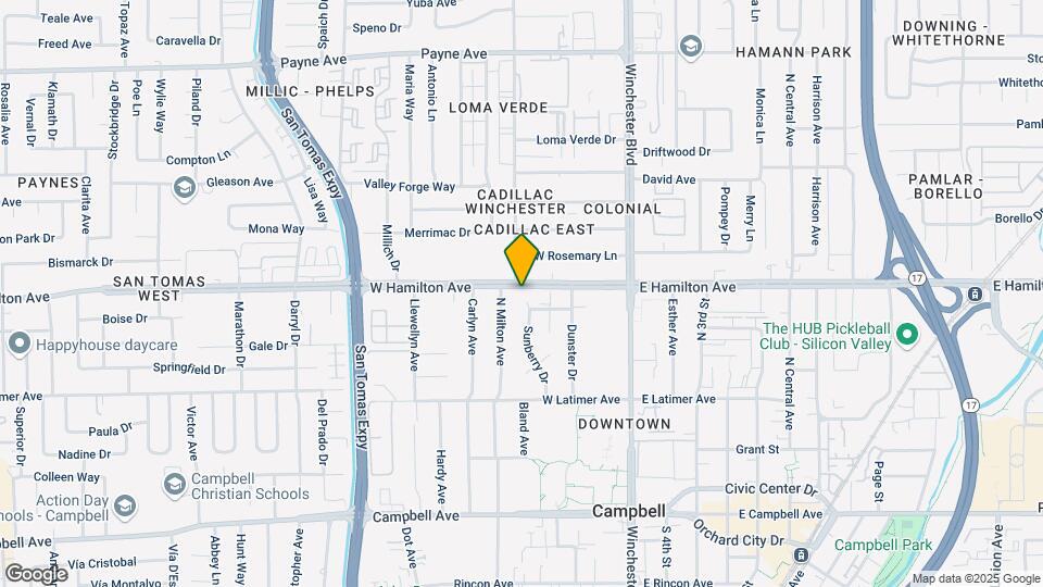 246 W Hamilton Ave Mapa y Detalles de la Ubicación
